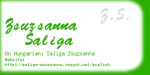 zsuzsanna saliga business card